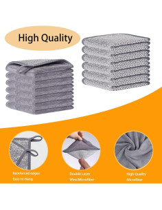 Paños de Malla de Alambre VIcolour 3 Unidades 20x20 cm 2