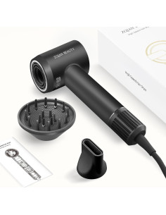 Secador de Pelo Iónico Sin Escobillas 200 Millones de Iones Negro 2