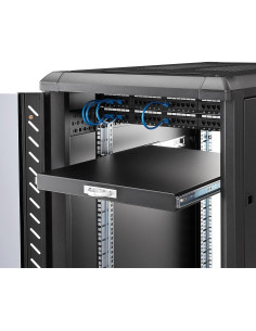 Estante deslizante 1U StarTech.com para teclado 22" (55cm) 55lbs 2