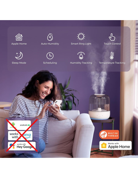 Humidificador inteligente Airversa Humelle AH1 5.5L con app