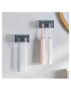 Soporte de Cepillo de Dientes Montado en Pared HLGOLDLUO 2 PCS