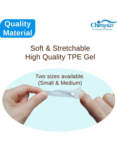 Corrector de Juanete Chiroplax Pequeño - Almohadillas 6 Unidades