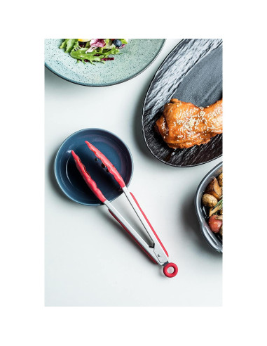 Soporte para cuchara Gomakren de cerámica azul 12.7 cm