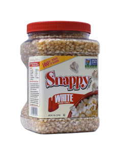 Granos de Palomitas Snappy Popcorn 1.81 kg Gourmet Blancas