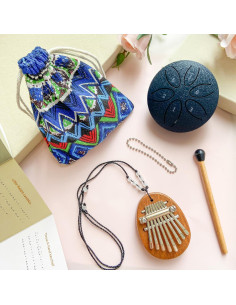 Set de Mini Instrumentos Musicales Jongdari: Kalimba y Tambor 2