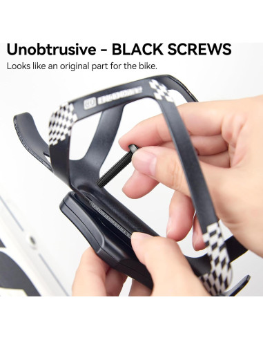 Soporte de Bicicleta Impermeable CITYWAY para AirTag - Negro