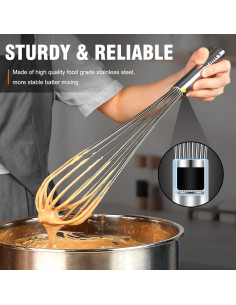 Batidor Walfos de Acero Inoxidable 36 cm - Apto Lavavajillas 2