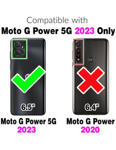 Funda Asuwish para Motorola Moto G Power 5G 2023 Azul 2