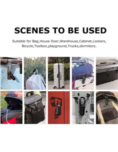 Candado Inteligente YOKEYS de Huella Dactilar Recargable Negro 2