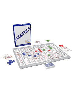 Juego de Mesa SEQUENCE Jax - Tablero Plegable y Fichas 2