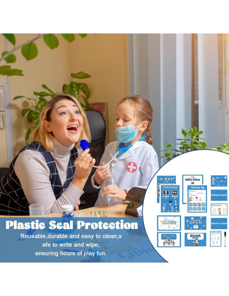 Juego de Doctor 8 PCS SHIQIKEJIPTY Kit Educativo para Niños