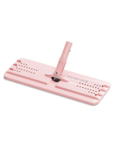Cabezal de Mopa JOYMOOP 33x12.4cm con Paño Microfibra Rosa