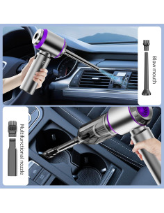 Aspiradora de Coche Portátil Inalámbrica NWDEY 20000Pa 6000mAh 2