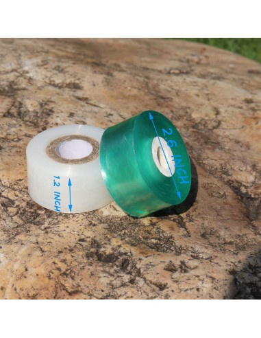 Cinta de Injerto Estirable HAINANSTRY 2 PCS 100m Verde Blanco