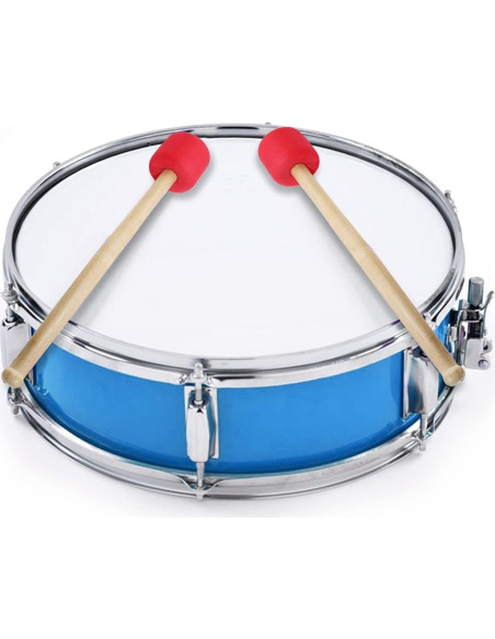 Mallets de Batería de Bajo Murtenze 2Pack Fieltro Rojo 320mm