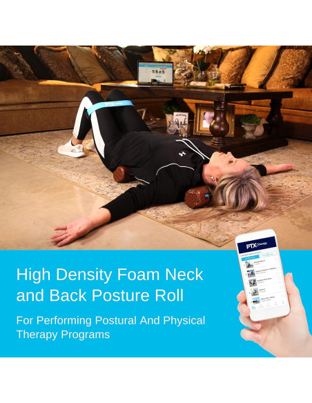 Rollo de Toalla para Postura PTX Terapia - Espuma Densa 35.56 cm