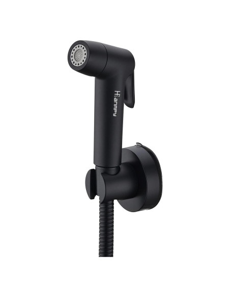 Rociador de Bidet de Mano Hoanmpy con Manguera 1.49m Negro