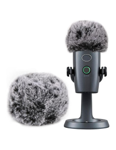 Filtro Pop de Piel de Oveja para Micrófono Blue Yeti Nano