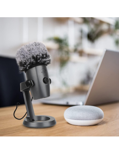 Filtro Pop de Piel de Oveja para Micrófono Blue Yeti Nano