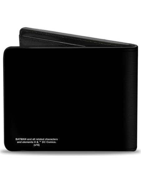 Billetera Bifold de Cuero Vegano Buckle-Down Batman 10.16x8.89cm