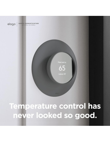 Cubierta de Placa de Pared elago Plus 2 para Termostato Nest 2020