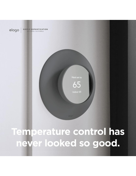 Cubierta de Placa de Pared elago Plus 2 para Termostato Nest 2020