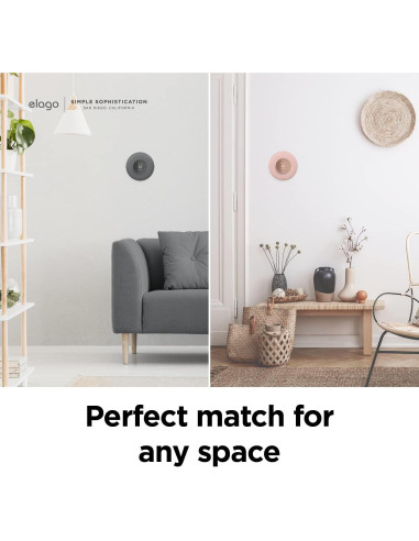 Cubierta de Placa de Pared elago Plus 2 para Termostato Nest 2020