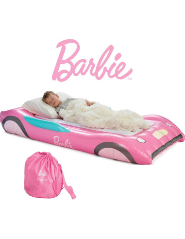Cama de Aire Individual FUNBOY Barbie con Colchón Aterciopelado