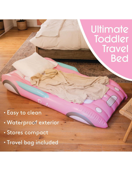 Cama de Aire Individual FUNBOY Barbie con Colchón Aterciopelado