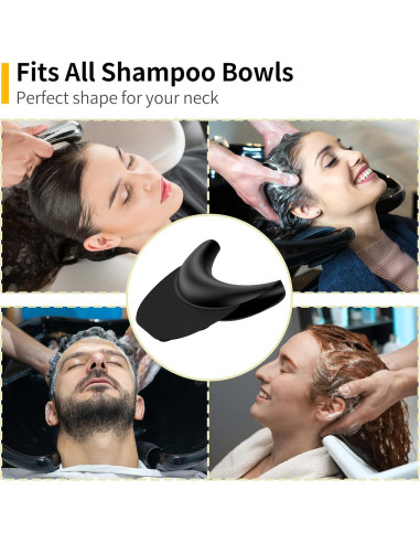 Cojín de Cuello AISEELY para Lavabo de Champú - Silicona Suave