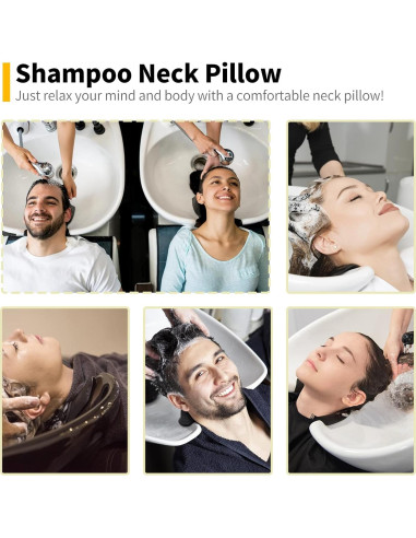 Cojín de Cuello AISEELY para Lavabo de Champú - Silicona Suave