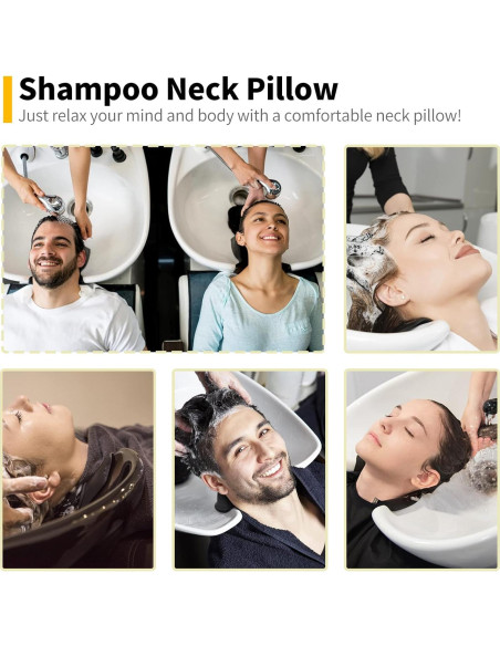 Cojín de Cuello AISEELY para Lavabo de Champú - Silicona Suave