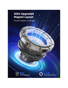 Cargador Soporte de Taza MagSafe 15W SUPERONE Ajustable 2