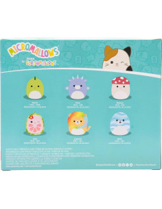 Squishmallows Micromallows 6-Pack Original - Dinosaurio, Dragón, Hongo y más 2