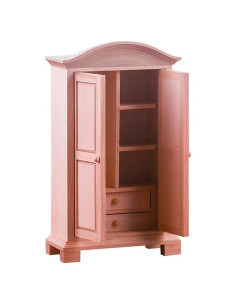 Mini Gabinete de Madera Milisten 1:12 para Casa de Muñecas