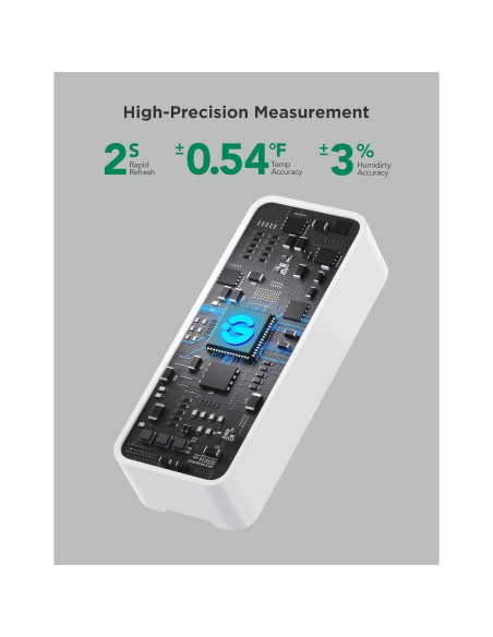 GoveeLife Termómetro e Higrómetro WiFi 3 Sensores 230g