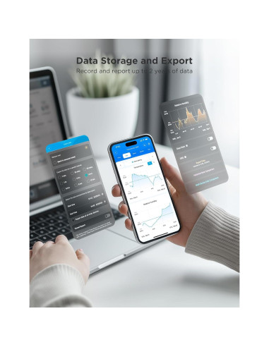 GoveeLife Termómetro e Higrómetro WiFi 3 Sensores 230g