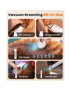 Aspiradora Inalámbrica para Aseo de Perros Oneisall 5200mAh 2