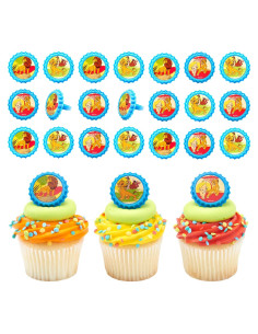 Anillos de Cupcake Disney El Rey León DecoPac - 24 Piezas