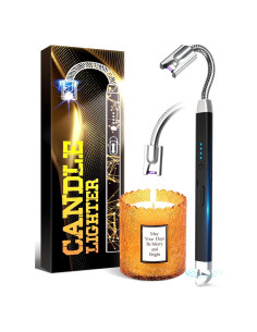 Encendedor Eléctrico CAREVER con Luz LED y Cuello Flexible