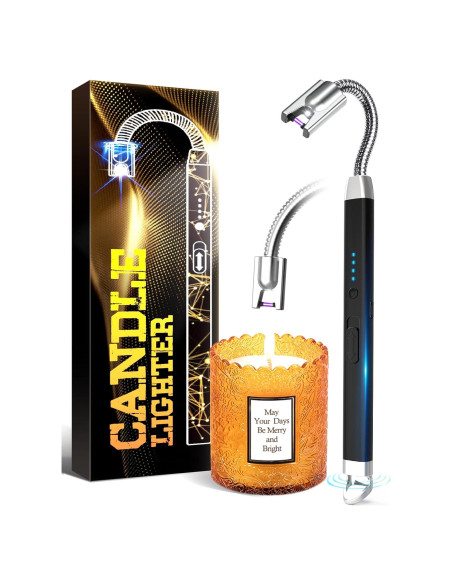 Encendedor Eléctrico CAREVER con Luz LED y Cuello Flexible