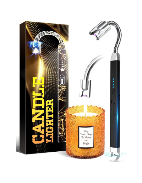 Encendedor Eléctrico CAREVER con Luz LED y Cuello Flexible