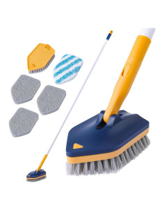 Cepillo Limpiador de Bañera BOOMJOY 147 cm Mango Largo 3 en 1