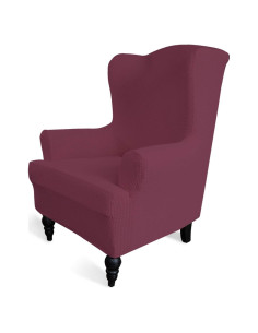 Funda de Sofá Easy-Going Rosa Ceniza para Sillón con Alas