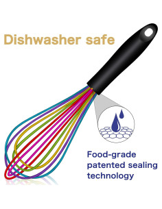 Set de 3 Batidores de Silicona OYV Resistentes al Calor 2