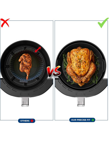 Forro de Silicona Ninja 4Qt AF101 - Libre de BPA, 21.1cm