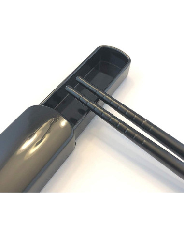 Palillos Portátiles de Bambú JapanBargain 3643 con Estuche