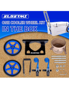 Kit de Ruedas para Enfriadores ZLSZTMI Ajustable 30.5 cm 2
