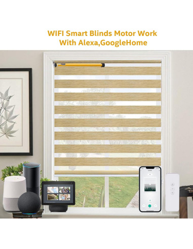 Motor de Persianas Inteligentes Sotrfle AM25-1.2, WiFi 38mm