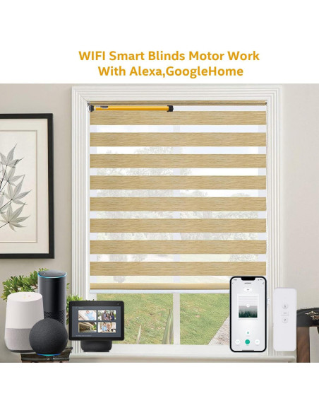 Motor de Persianas Inteligentes Sotrfle AM25-1.2, WiFi 38mm